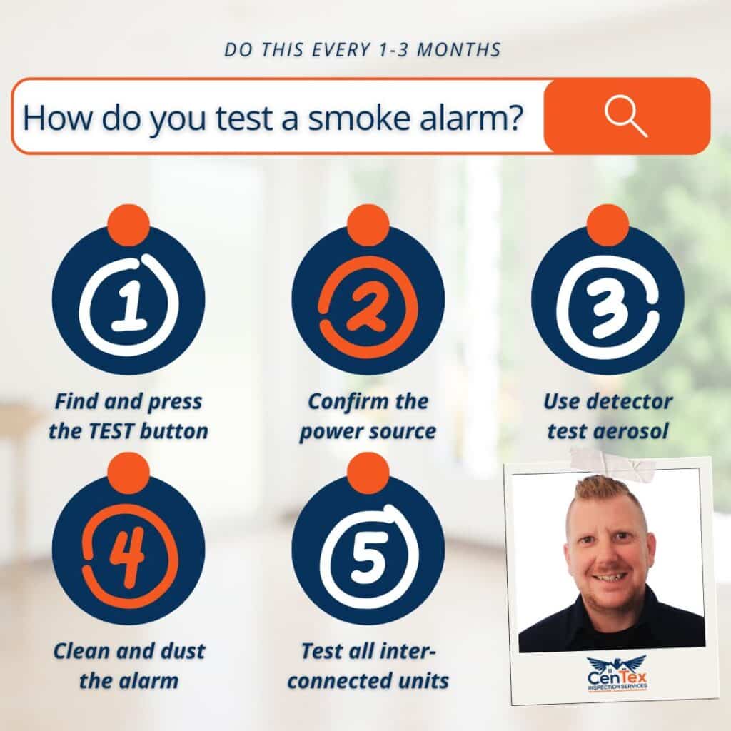how to test a smoke alarm 