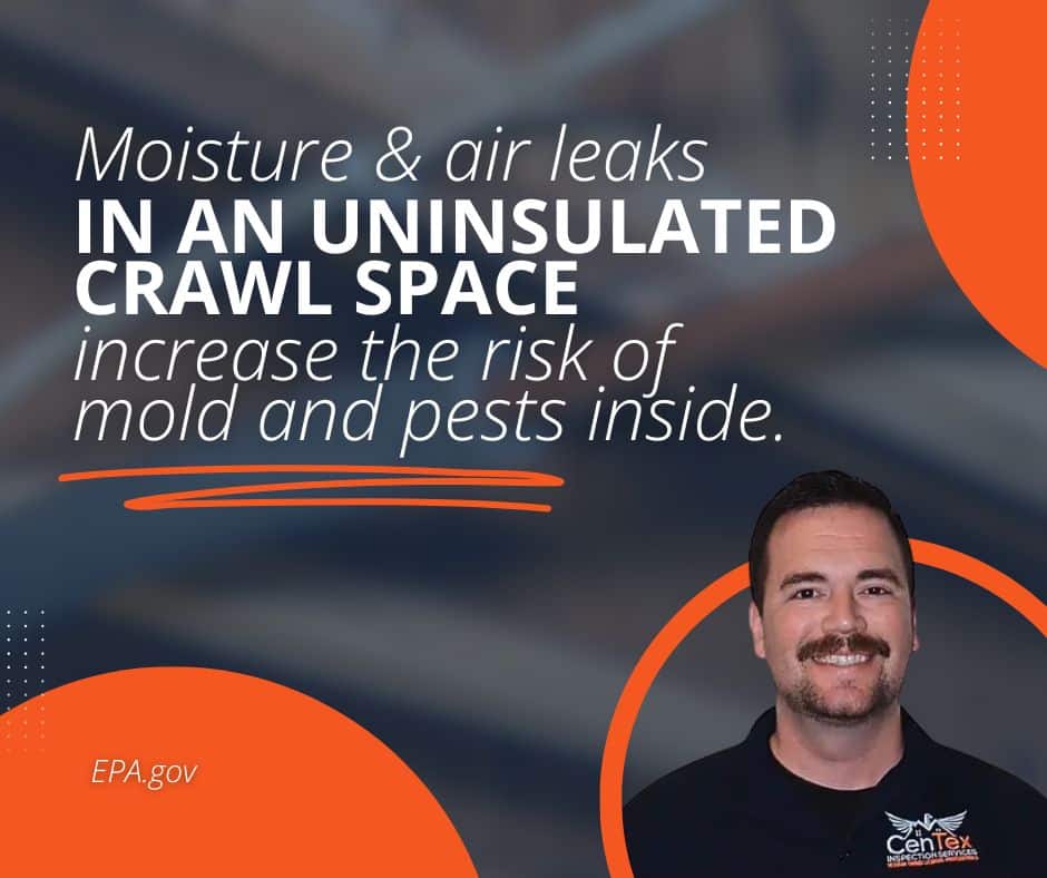 risks of not insulating a crawl space