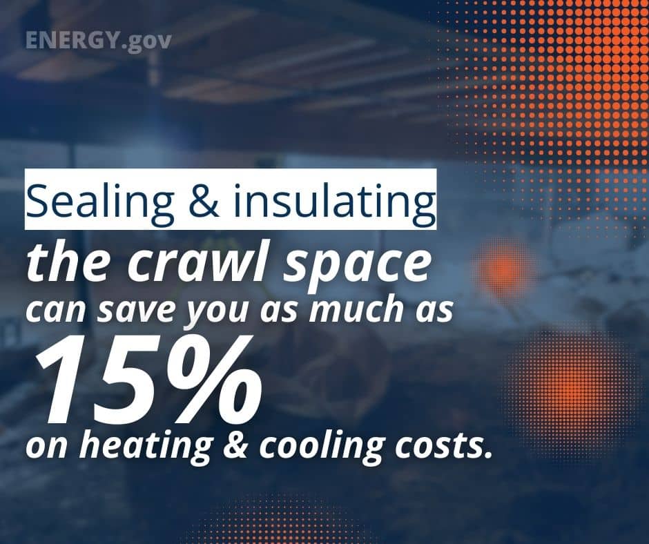 stat insulating a crawl space