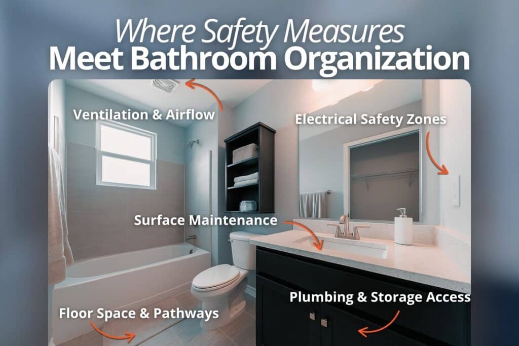 visualizing where bathroom organization meets safety