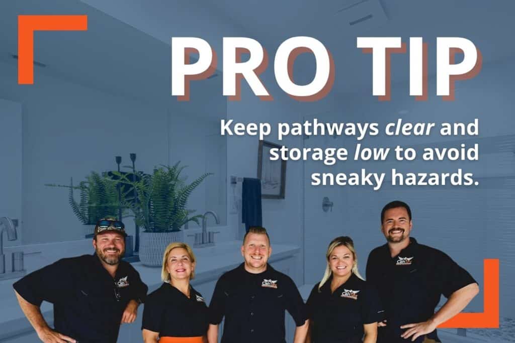 bathroom organization pro tip